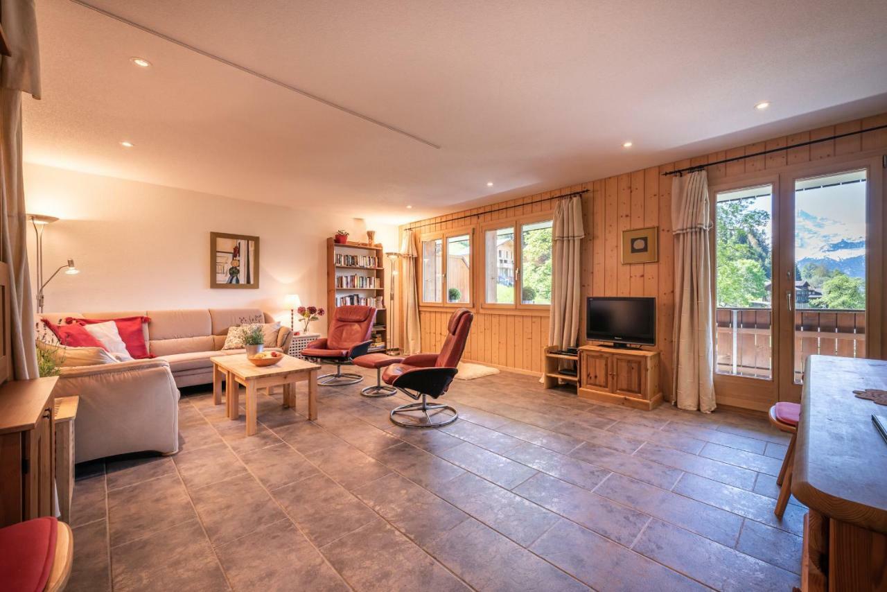Apartmán Roossi-Huus 3 Wengen Exteriér fotografie